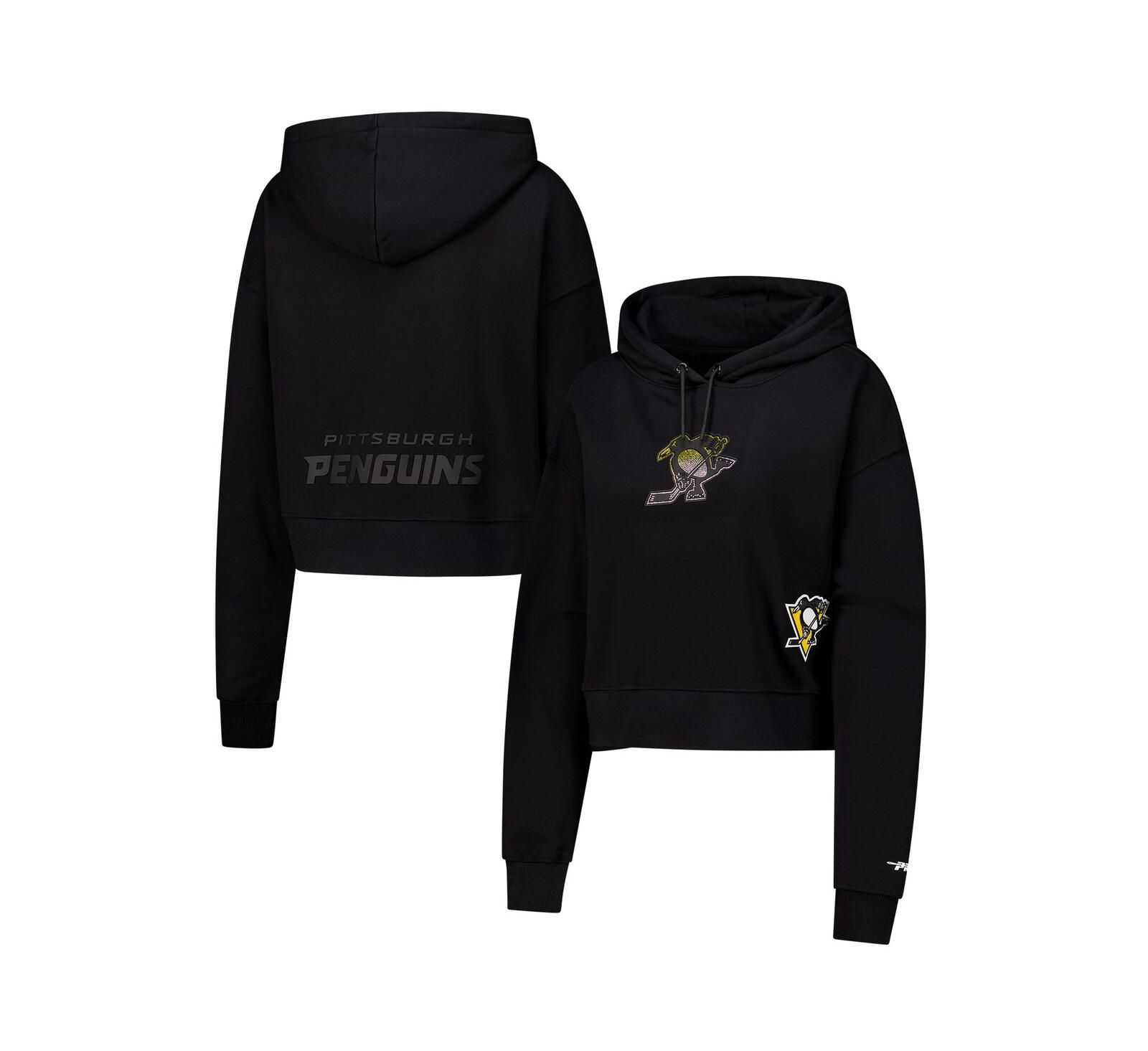Женское укороченное худи Pro Standard Pittsburgh Penguins Jewels