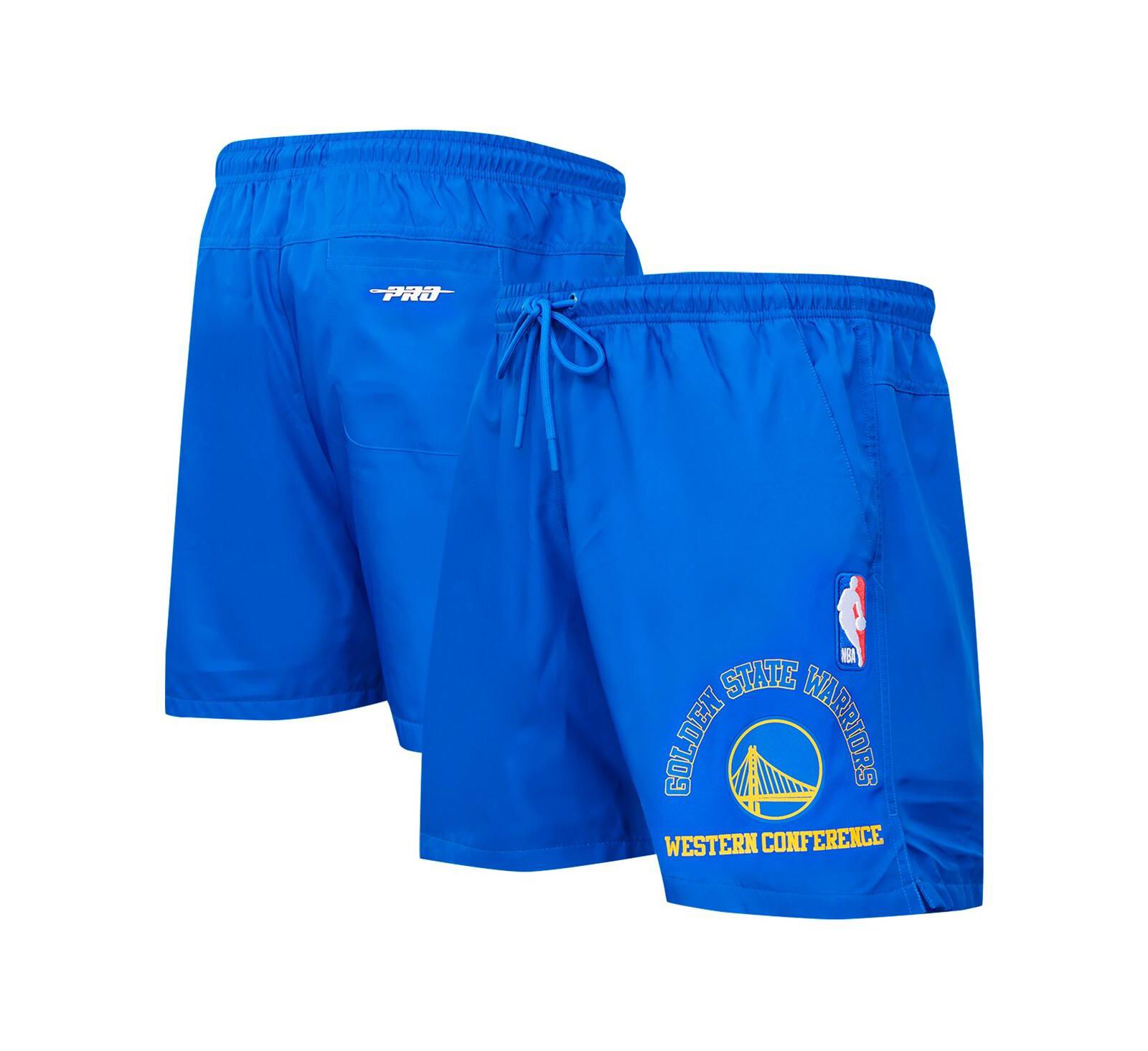 Pro Standard Men's Royal Golden State Warriors Area Code Shorts