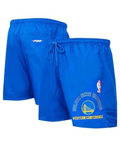 Pro Standard Men's Royal Golden State Warriors Area Code Shorts