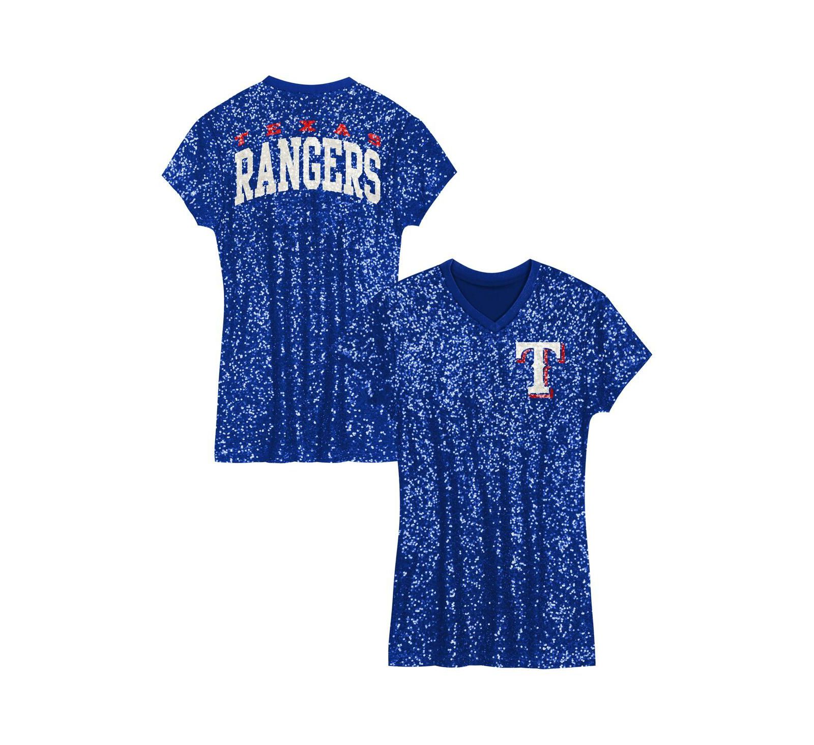 Outerstuff Детское платье Texas Rangers Sequin V-Neck Royal