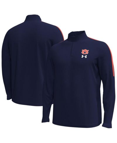 Мужская толстовка Under Armour Auburn Tigers Playoff Performance Quarter-Zip Navy