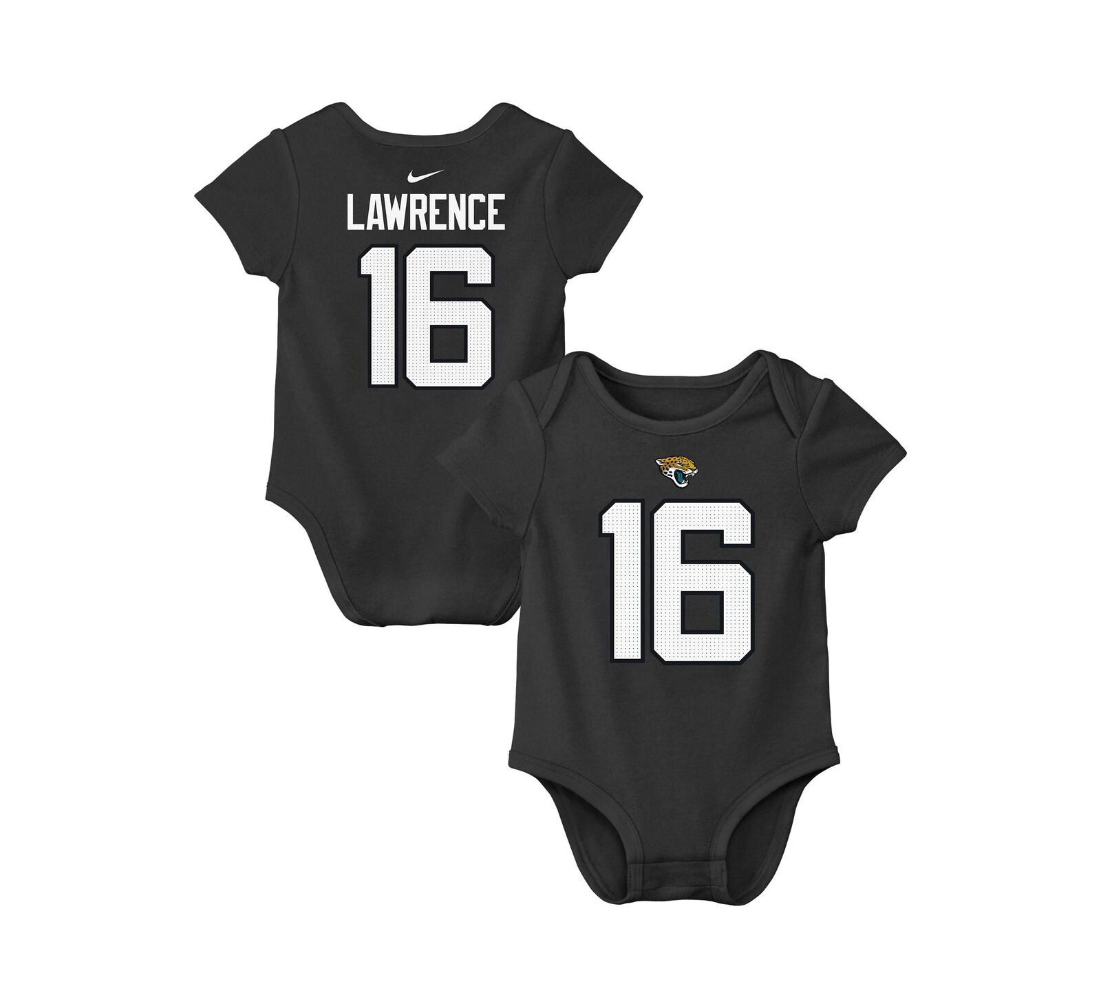 Детский боди Nike Trevor Lawrence Jacksonville Jaguars черный