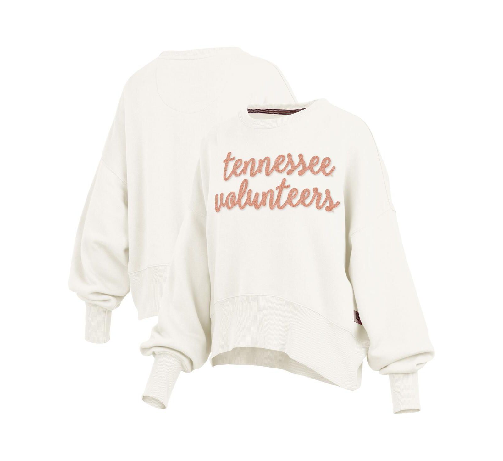 Женский оверсайз свитшот Pressbox Tennessee Volunteers Chelsea, кремовый