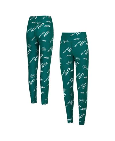Женские трикотажные леггинсы для сна Concepts Sport New York Jets Breakthrough Green