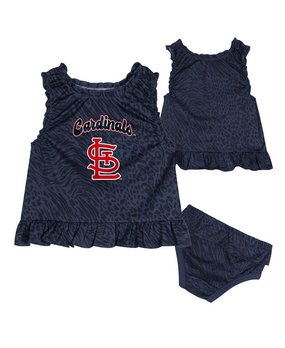 Outerstuff Детский комплект St. Louis Cardinals Playground Dress Bloomers Navy