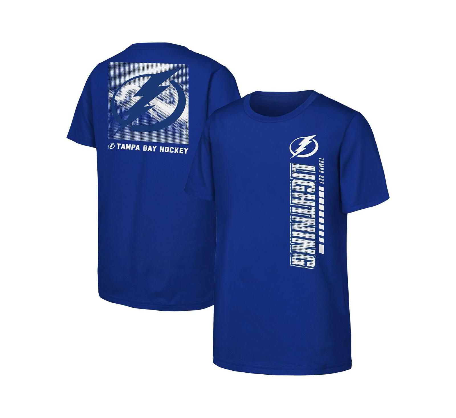 Outerstuff Детская футболка Tampa Bay Lightning Atmosphere, синий цвет