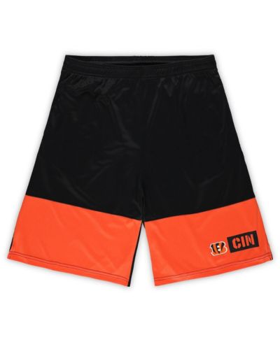 Мужские спортивные шорты Fanatics Cincinnati Bengals, черные/оранжевые