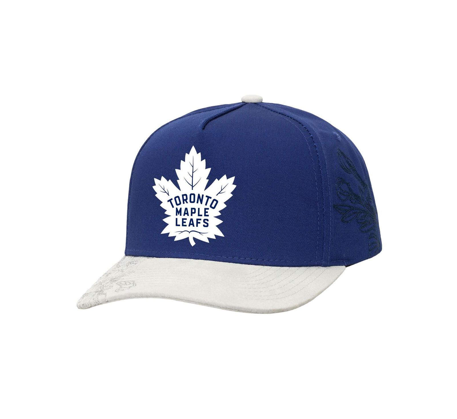 Mitchell & Ness Мужская сине-серая кепка Toronto Maple Leaf’s May Flowers Pro Crown регулируемая