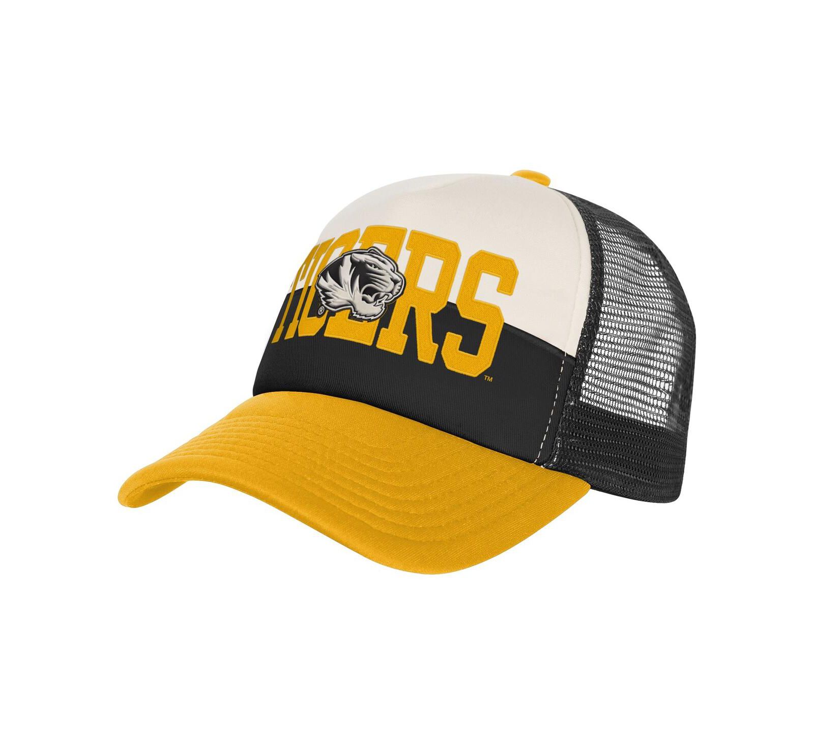 Регулируемая кепка Outerstuff для мальчиков и девочек Missouri Tigers, черная/кремовая
