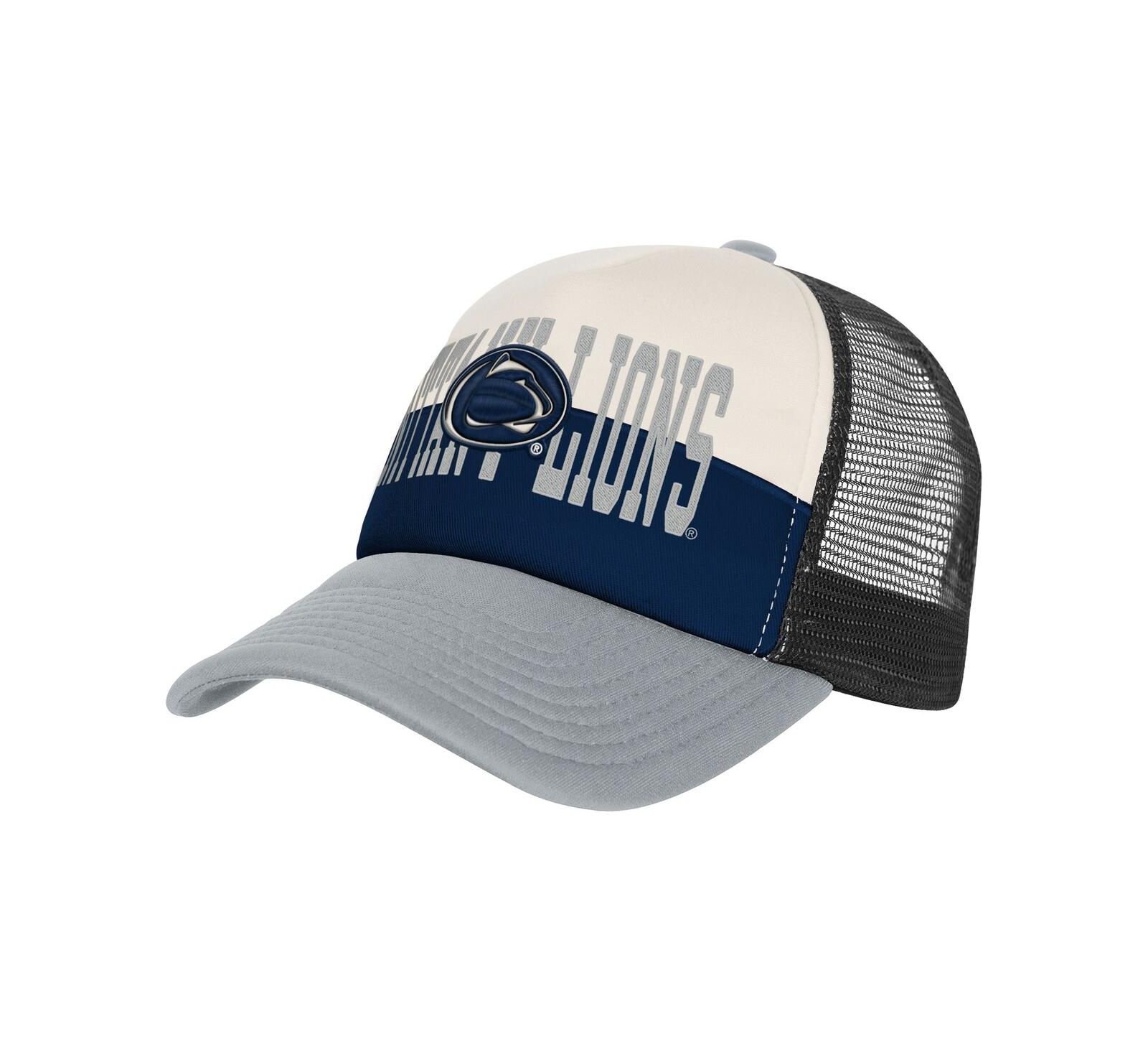 Outerstuff кепка trucker с принтом Penn State Nittany Lions для мальчиков и девочек, темно-синий/кремовый