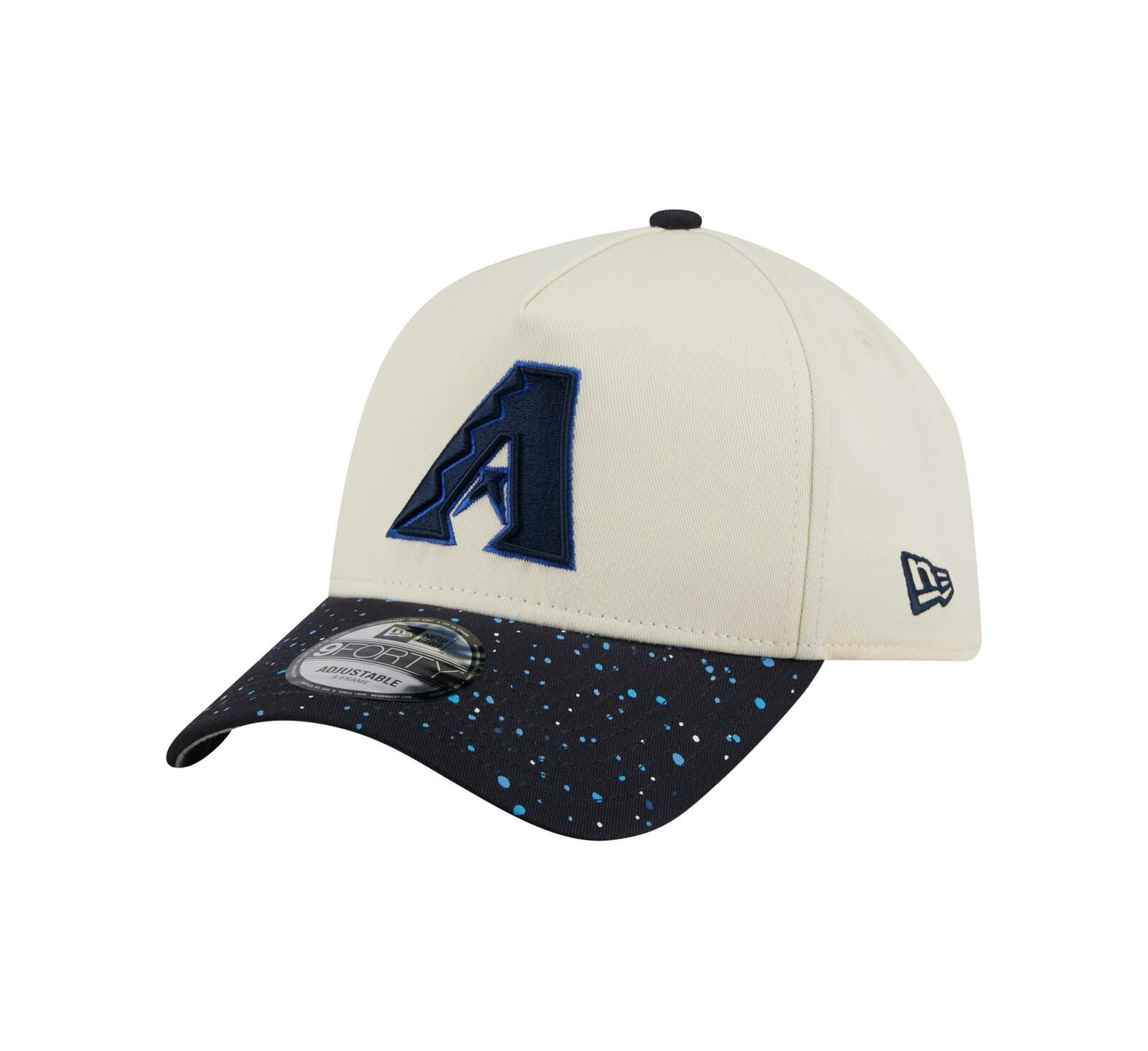 Мужская кепка New Era Arizona Diamondbacks Speckle A-Frame 9FORTY, кремовая
