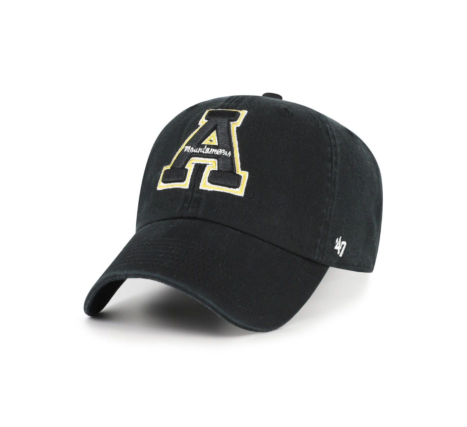 '47 Brand мужская регулируемая кепка Appalachian State Mountaineers Black
