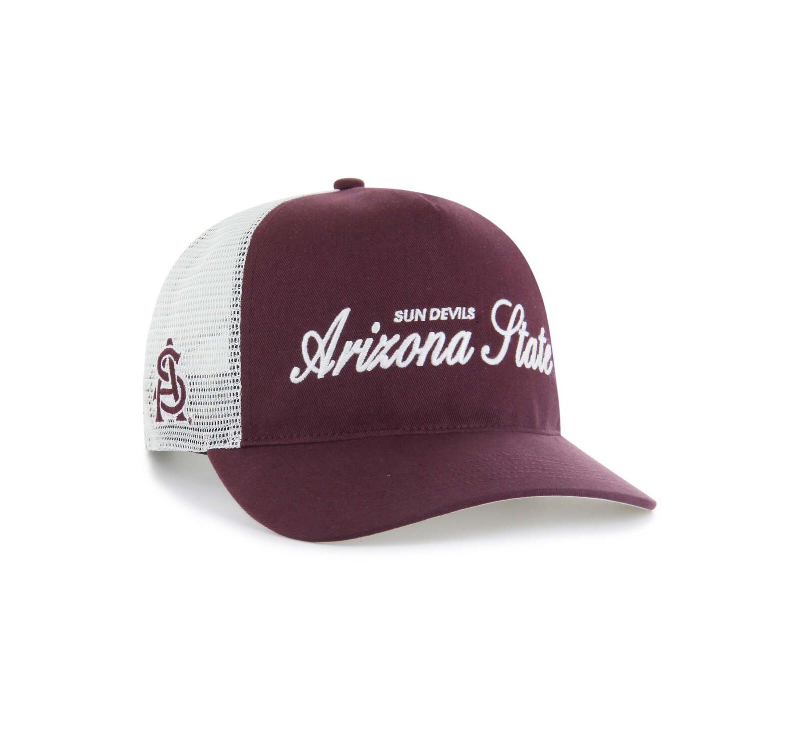 Кепка '47 Brand Men's and Women's Maroon Arizona State Sun Devils Contemporary Basics Foundation Trucker Hitch Adjustable