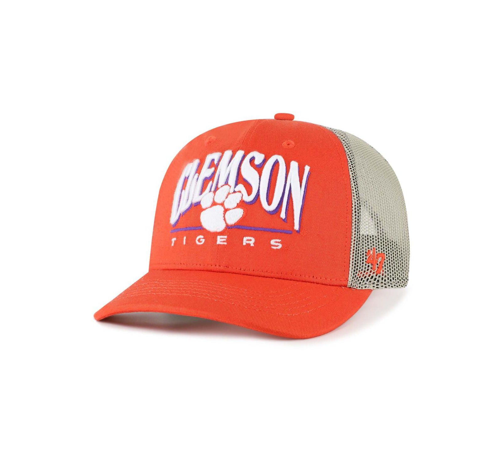 Мужская кепка '47 Brand Orange Clemson Tigers Arid регулируемая Trucker