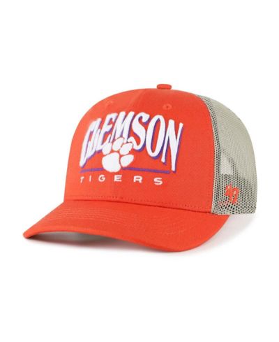 Мужская кепка '47 Brand Orange Clemson Tigers Arid регулируемая Trucker