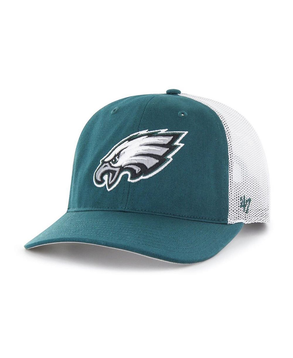 Кепка '47 Brand Big Boys and Girls Midnight Green/White Philadelphia Eagles Trucker Adjustable