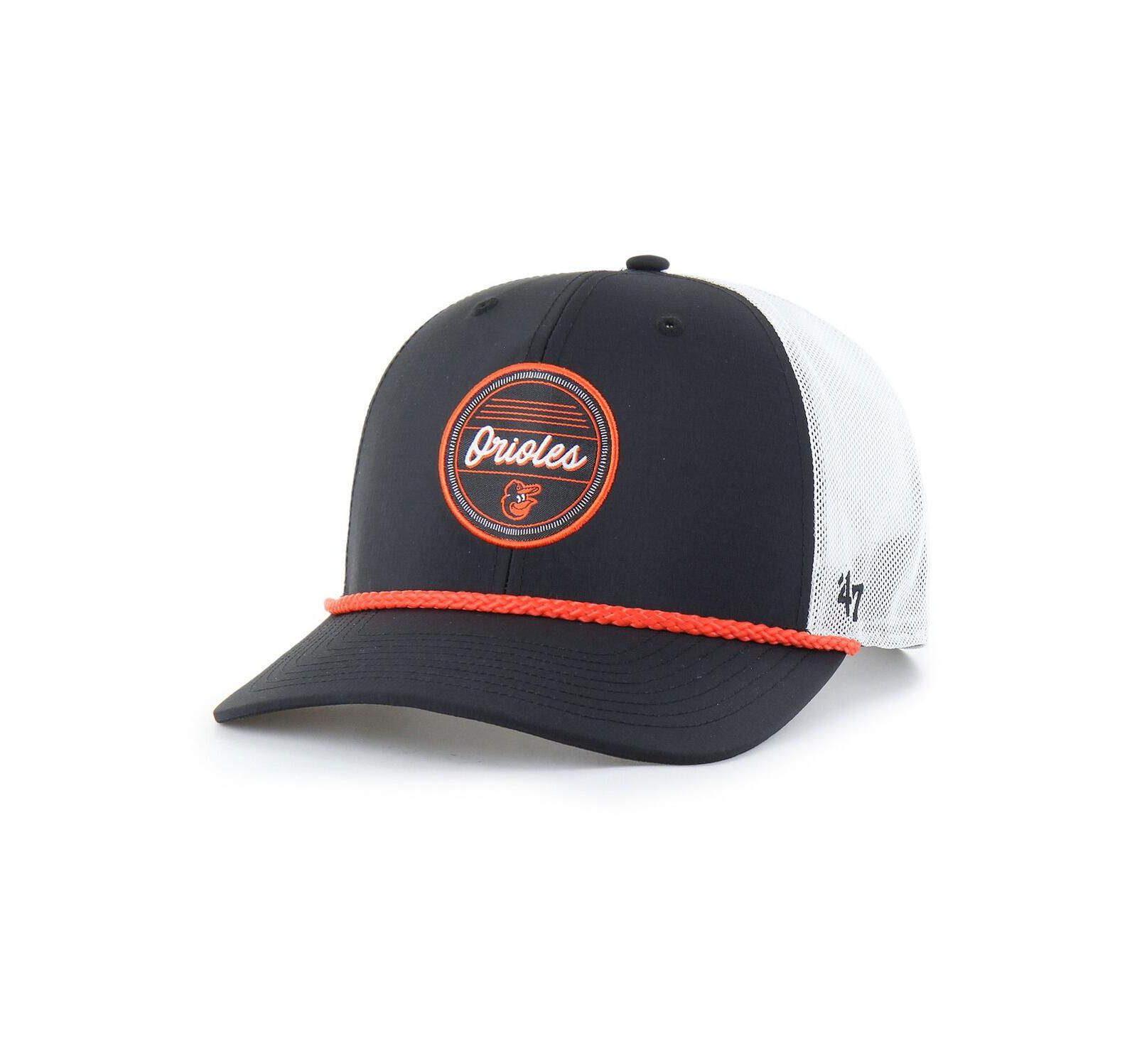 Мужская кепка тракер '47 Brand Baltimore Orioles Fairway, черно-белая, регулируемая