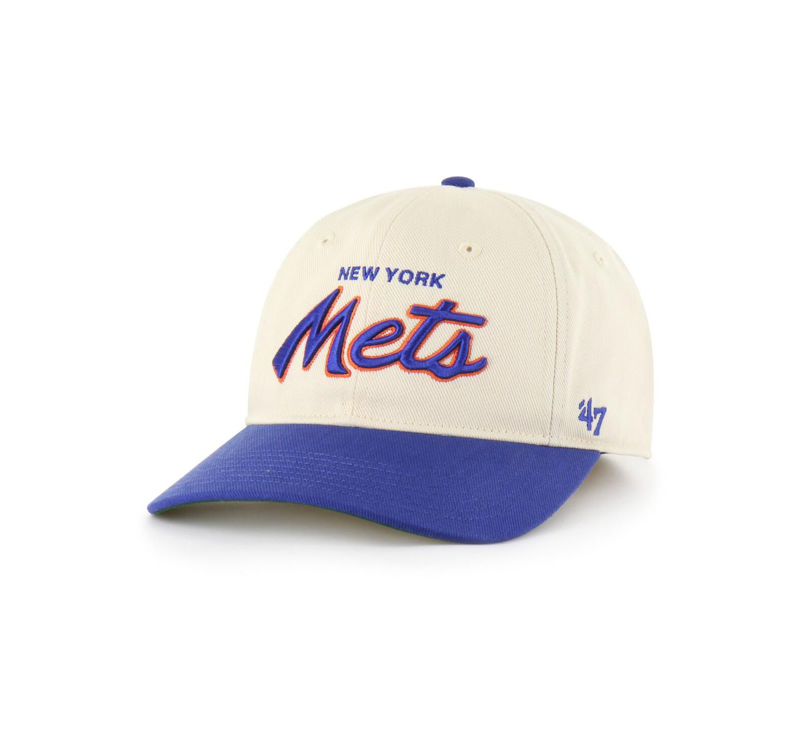 '47 Brand Men's Natural New York Mets Crosstown Franchise Fitted Hat