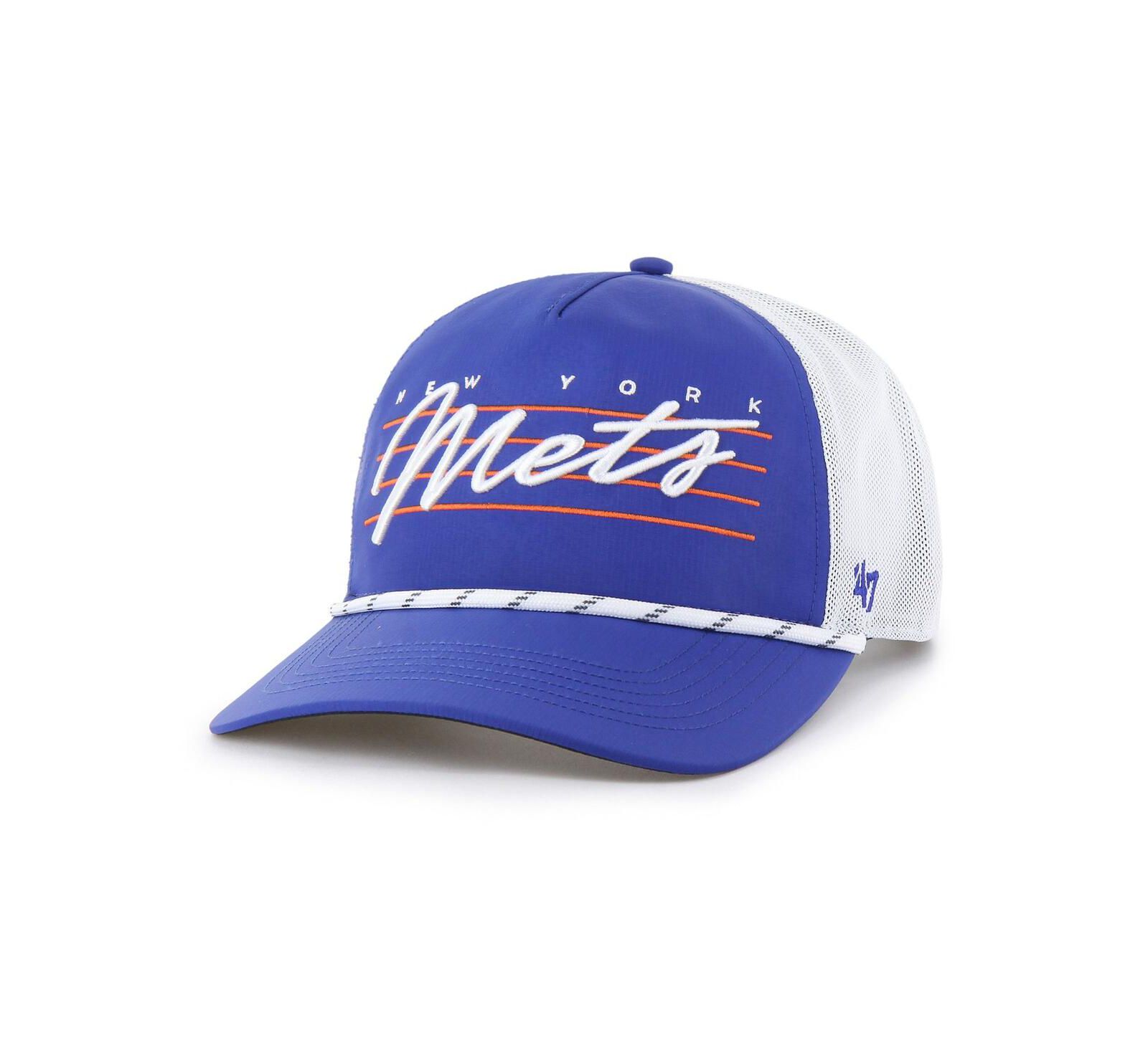 Мужская бейсболка '47 Brand Royal New York Mets Brrr Downburst Mesh Hitch Adjustable