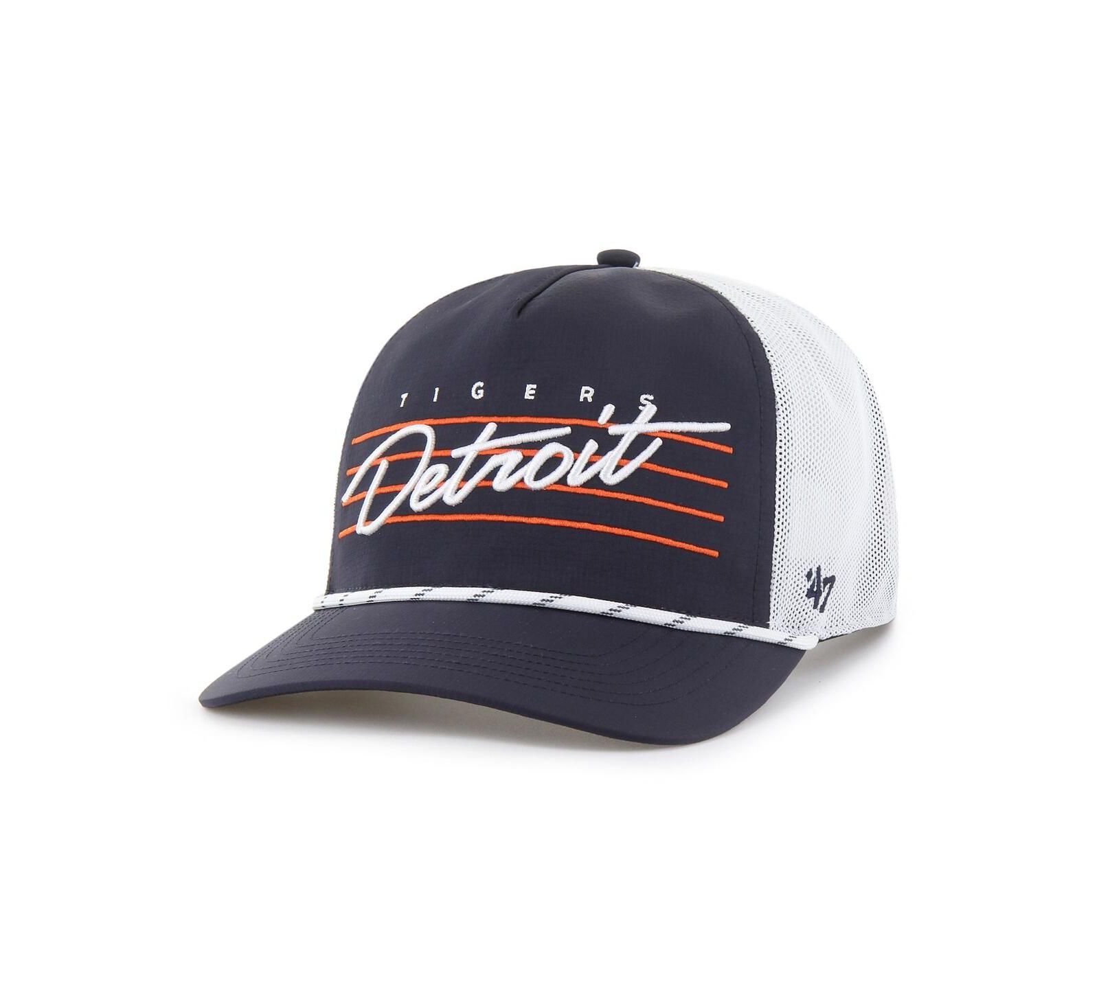 '47 Brand Men's Navy Detroit Tigers Brrr Downburst Mesh Hitch Adjustable Hat