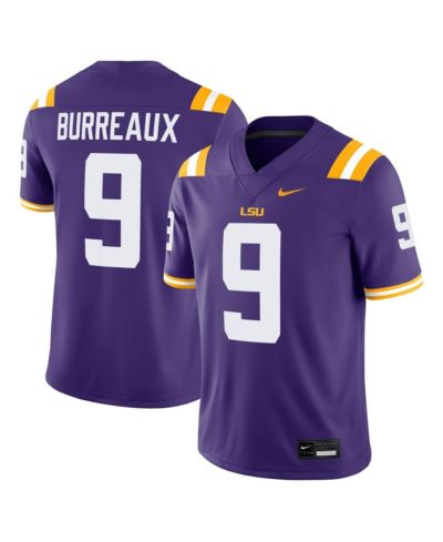 Nike Men's Joe Burrow Purple LSU Tigers "Burreaux" Nameplate Home Game Jersey