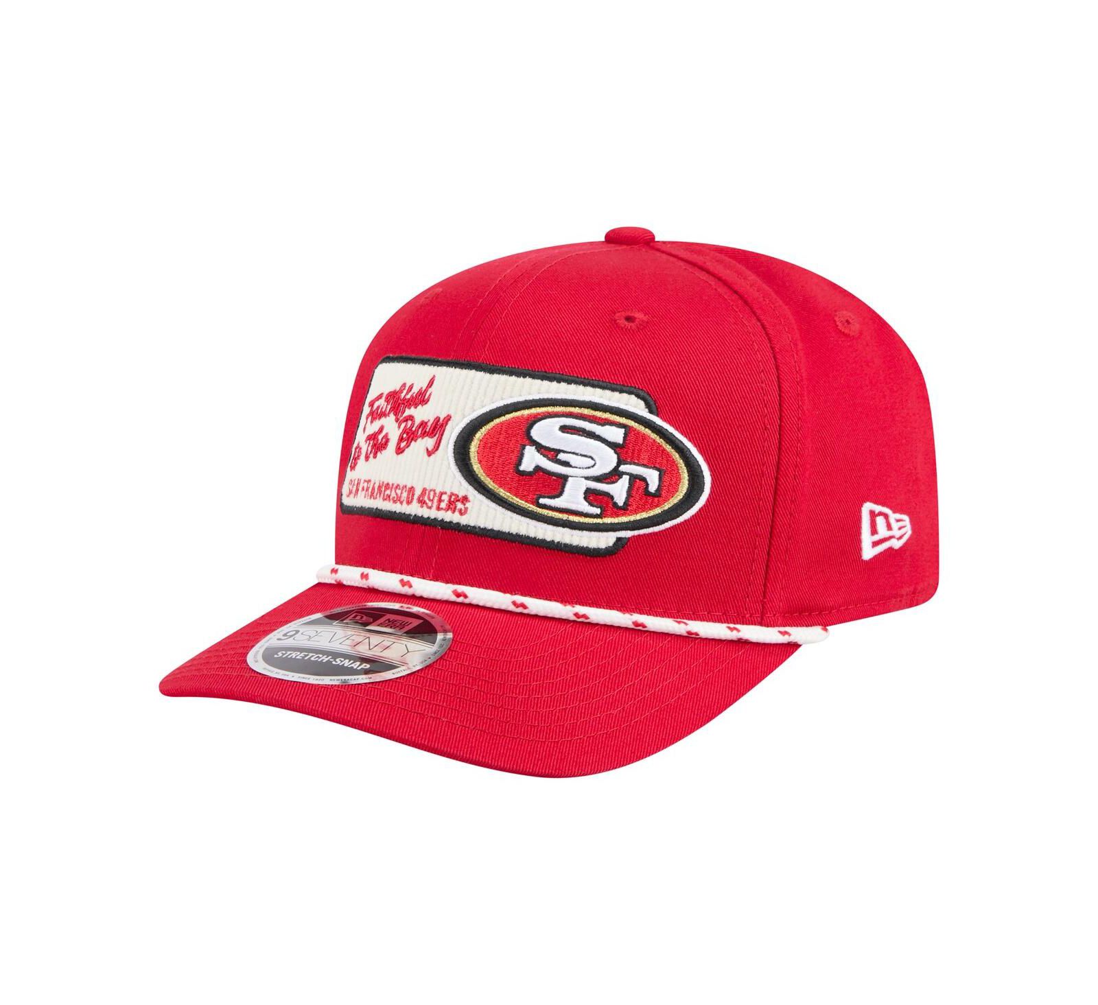 New Era Men's Scarlet San Francisco 49ers Chant 9SEVENTY Stretch-Snap Hat
