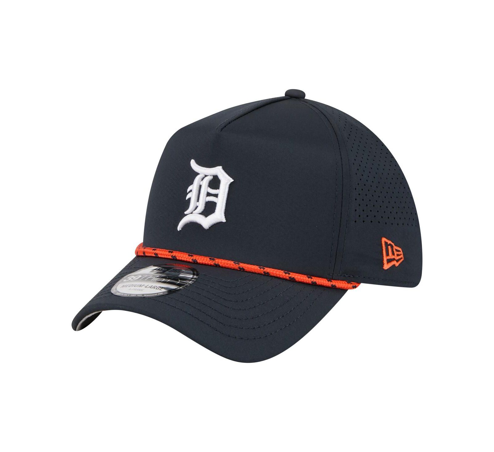 Мужская кепка New Era Detroit Tigers 39THIRTY A-Frame Perforated Flex Navy