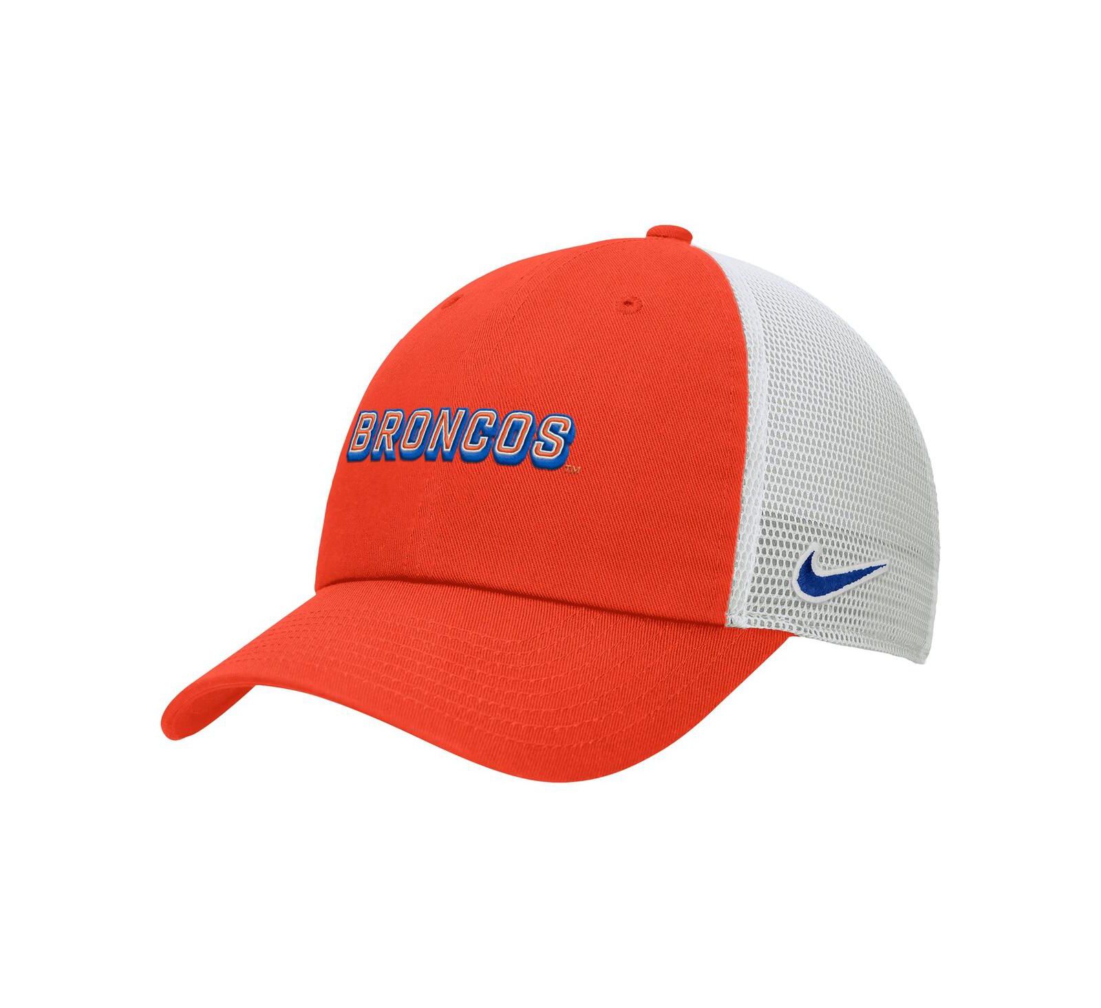 Nike Мужская кепка Boise State Broncos On-Field Club Adjustable Trucker Hat Orange