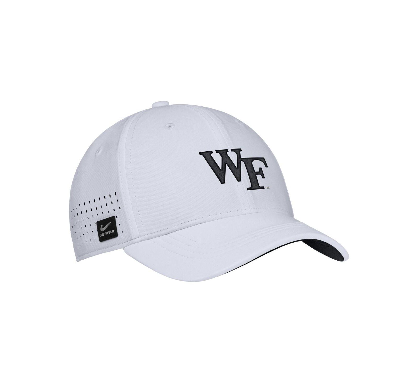 Мужская кепка Nike White Wake Forest Demon Deacons 2025 On-Field Performance Flex