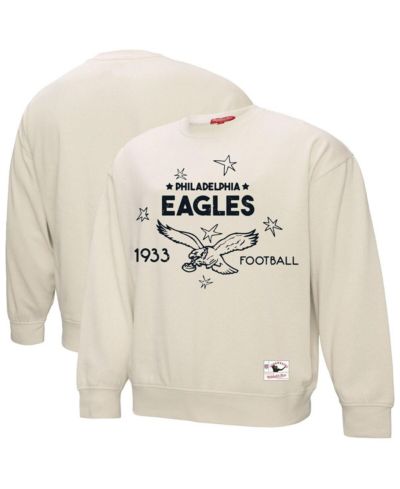 Fanatics Women's Cream Philadelphia Eagles Plus Size Shooting Star Pullover Sweatshirt