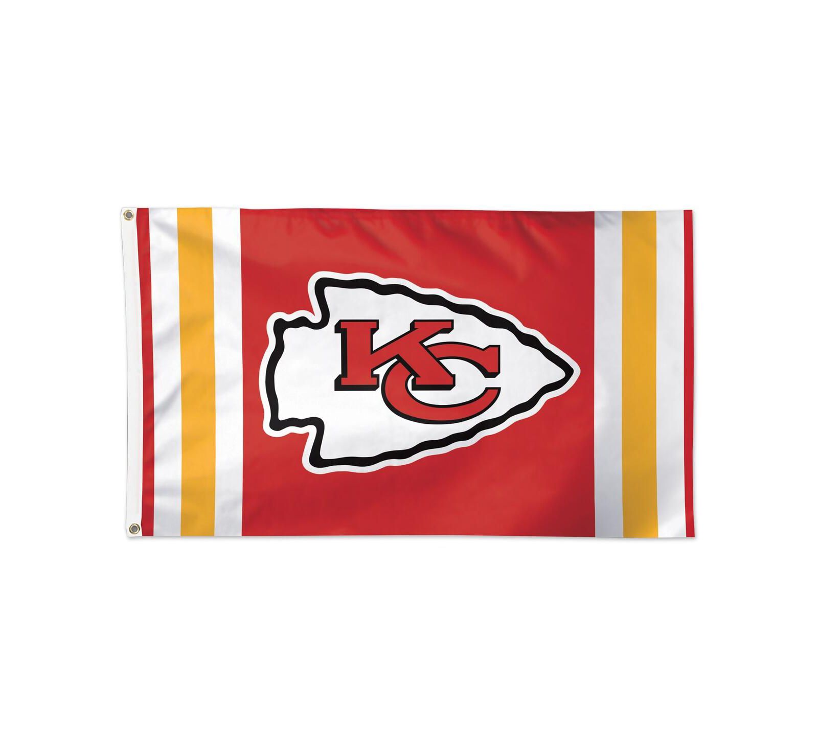 Wincraft Kansas City Chiefs 3' x 5' Vertical Stripes Deluxe Single-Sided Flag