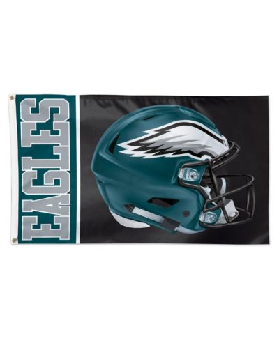 Флаг Philadelphia Eagles Wincraft 3' x 5' шлем Deluxe односторонний