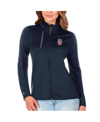 Женская куртка Antigua USWNT Generation Full-Zip, темно-синяя