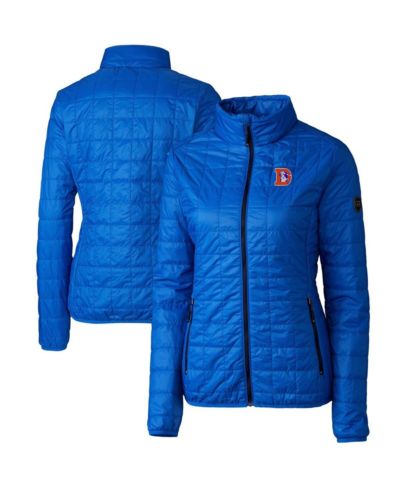 Cutter & Buck Женский пуховик Rainier PrimaLoft Eco Full-Zip с логотипом Denver Broncos
