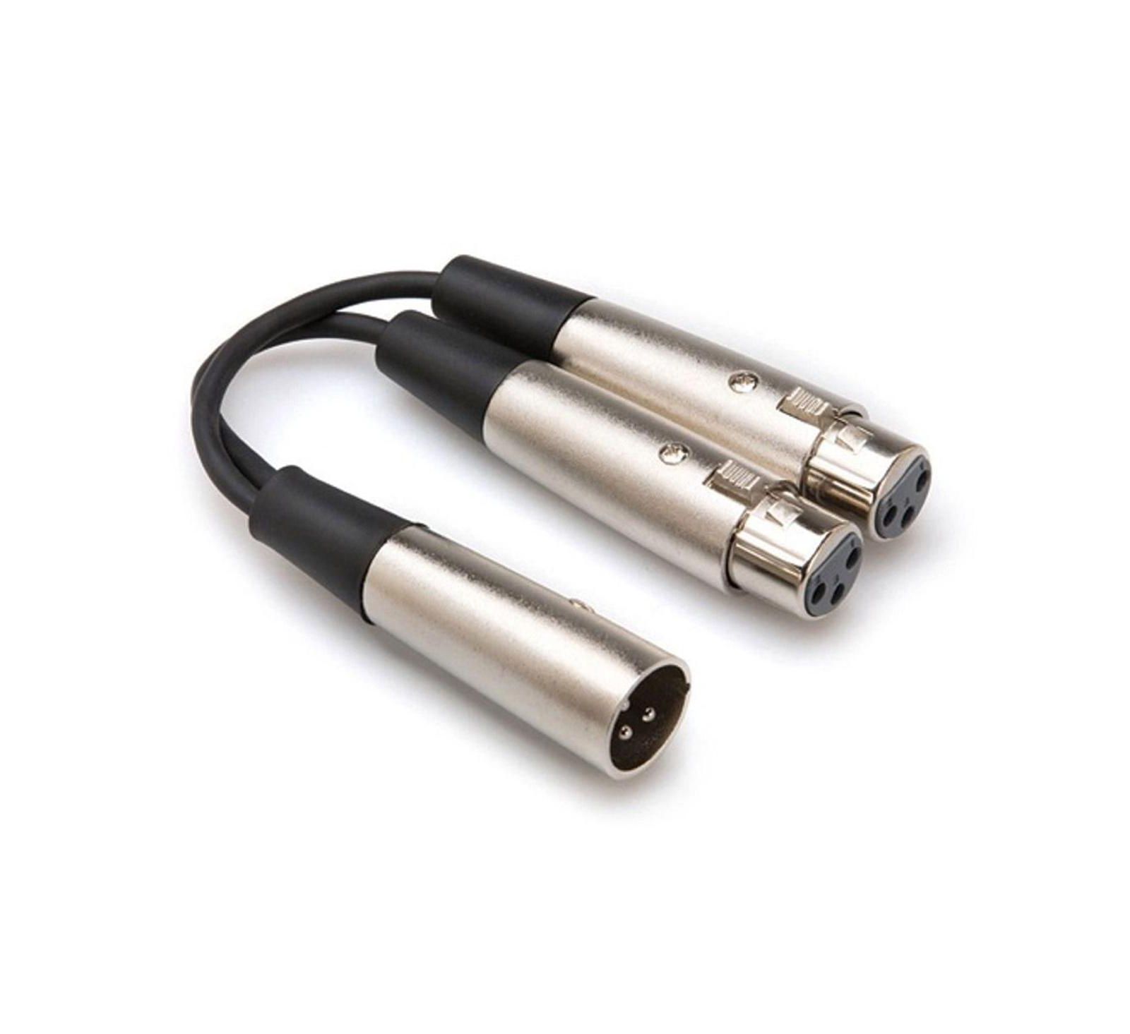 Кабель Hosa Technology Hosa YXF-101.5 Dual XLR3F to XLR3M Y 18 Inch
