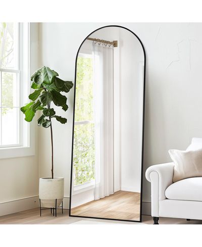 Настенное зеркало Antok Full Length 68"x26" Black