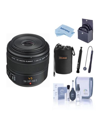 Объектив Panasonic LUMIX G Leica DG Macro-Elmarit 45mm Aspherical с набором аксессуаров