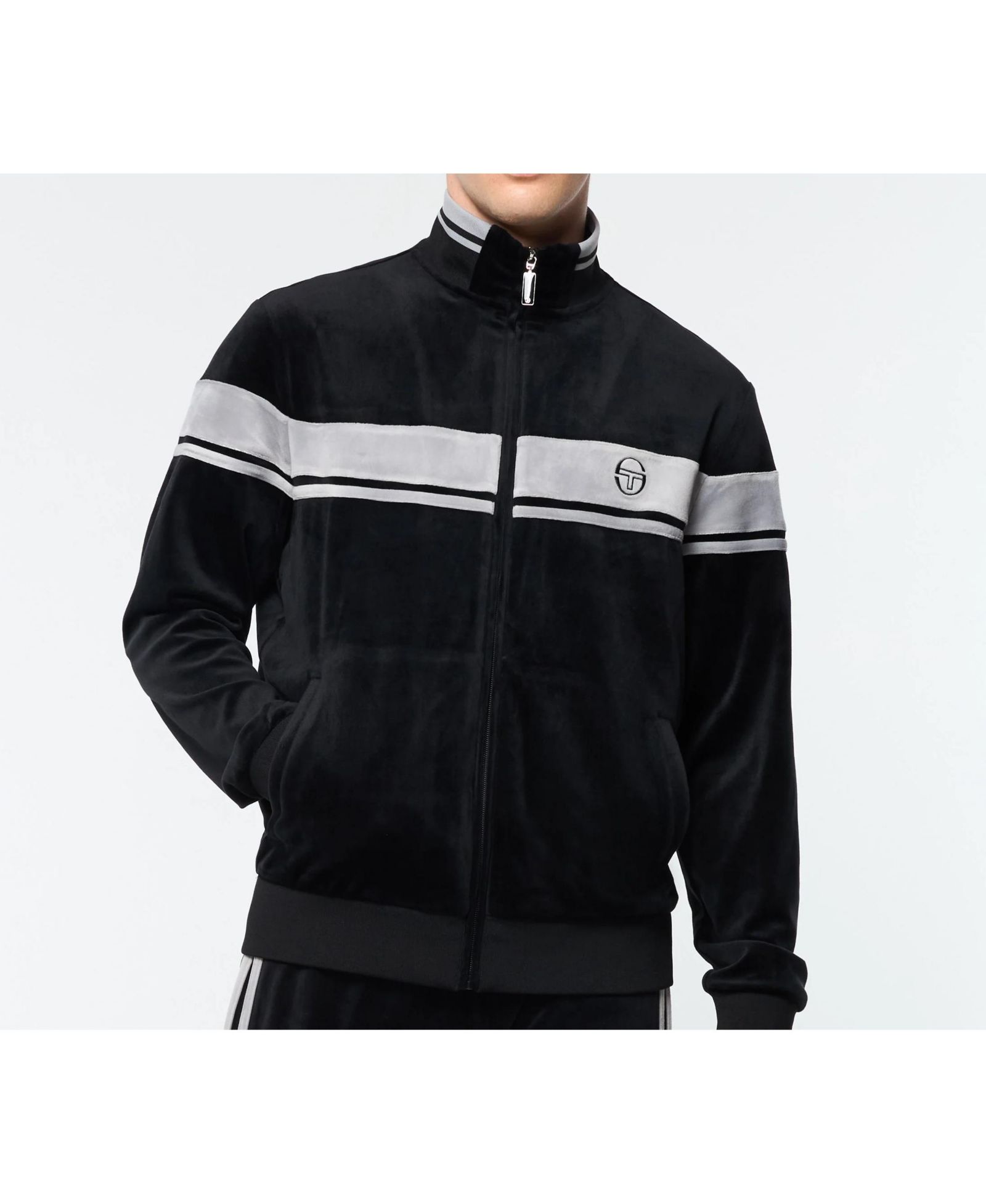 Велюровая олимпийка Sergio Tacchini Big & Tall Damarindo