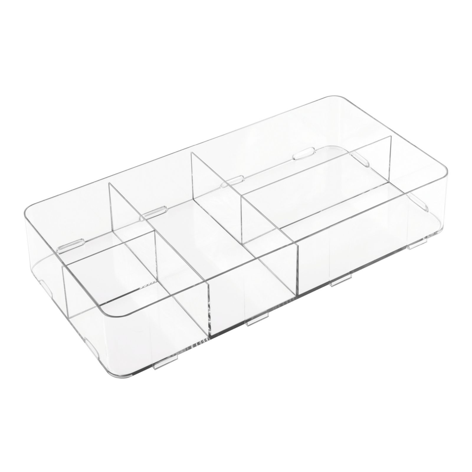 iDesign Interlocking Divided Drawer Organizer