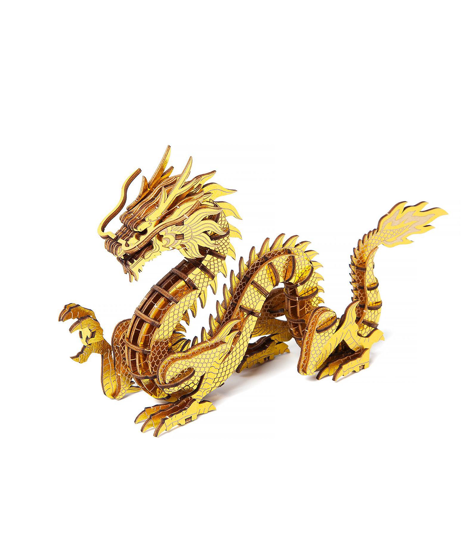 Flash Popup 3D DIY Puzzle: Dragon Wa-Gu-Mi Color Version - 71pcs головоломка