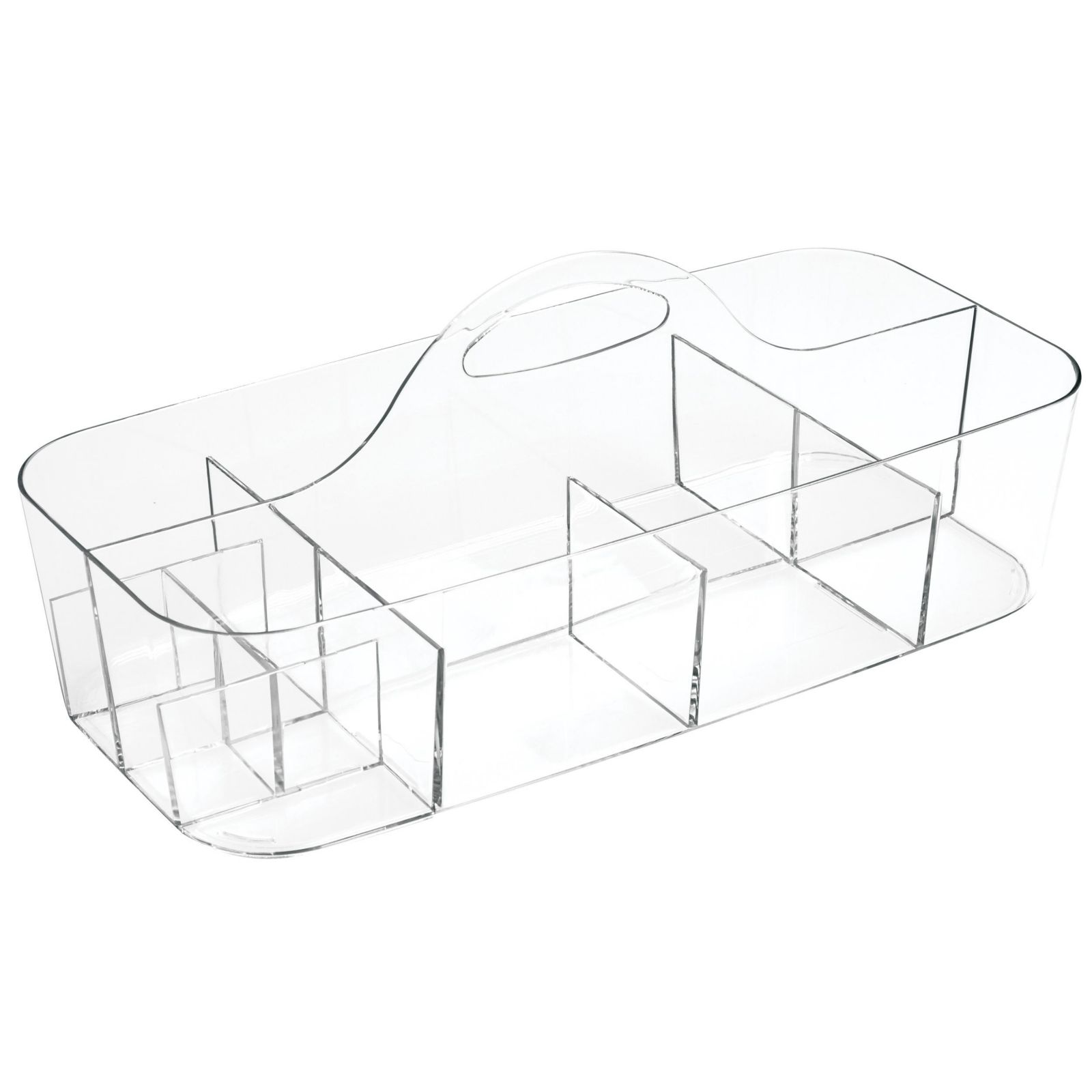 iDesign Plastic Cosmetic Organizer Tote - Clear Bin
