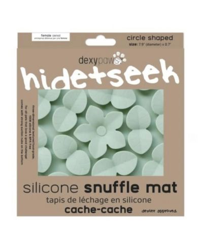 Коврик для поиска лакомств Dexypaws Enrichment Snuffle Mat, Sage Green Circle