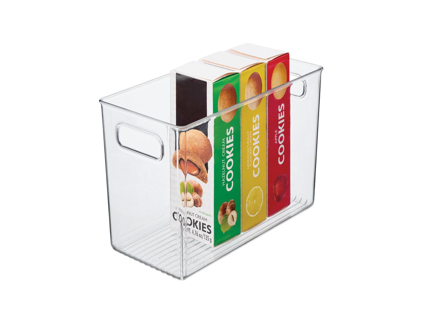 iDesign Pantry Storage Bin with Handles - Clear - Made in USA