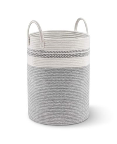 Cheer Collection Large Laundry Hamper, 15" x 19.7"