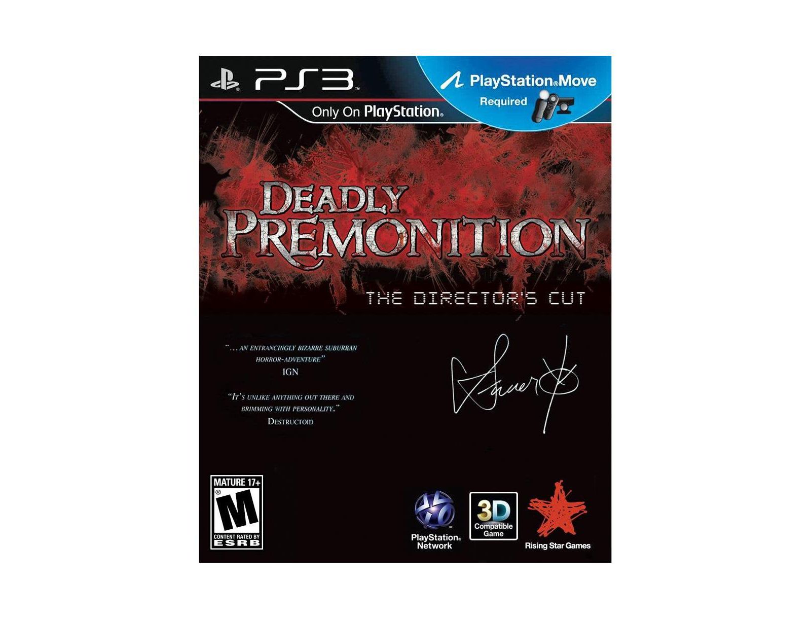 Deadly Premonition: The Director's Cut Adventure Horror PlayStation 3