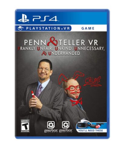 PlayStation 4 Gearbox Publishing Penn & Teller VR: Frankly Unfair