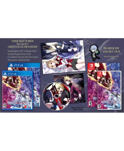 Under Night In-Birth Exe:Late[cl-r] коллекционное издание Nintendo Switch