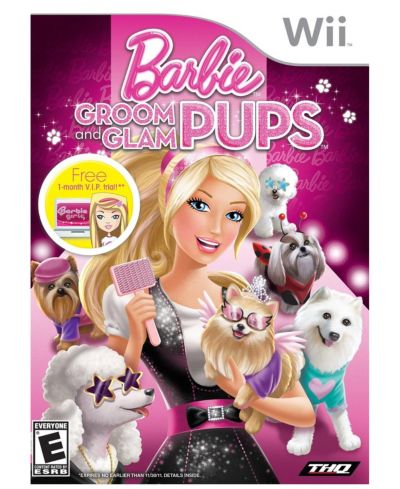 Thq Nordic Barbie Groom and Glam Pups Standard Nintendo Wii
