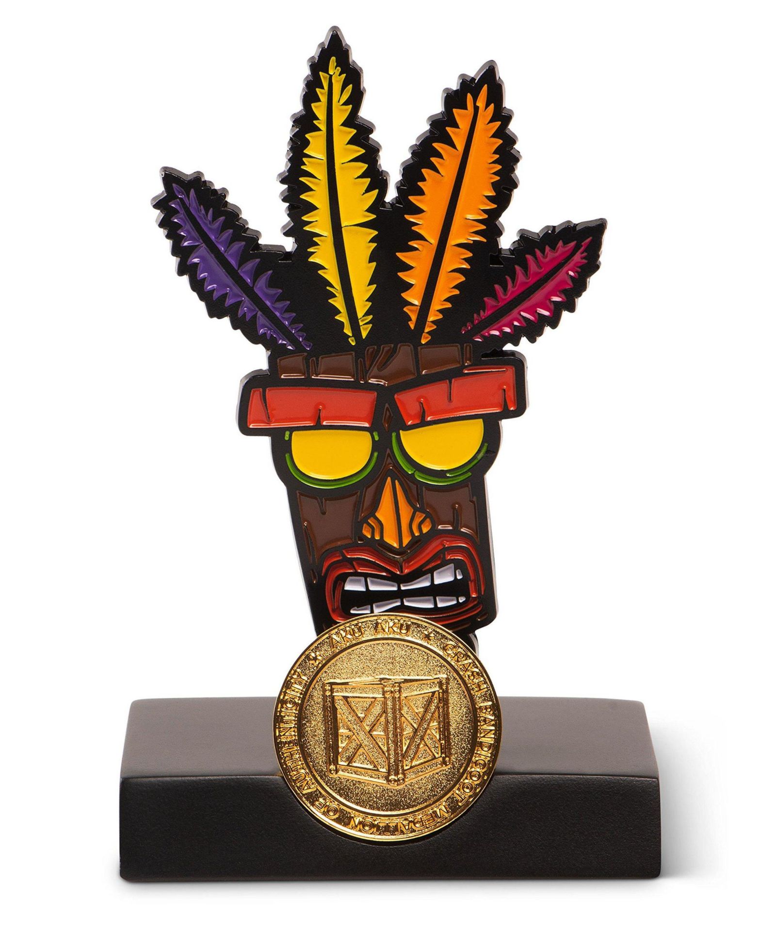 Статуэтка PowerA Heavy Metal Crash Bandicoot - Aku Aku
