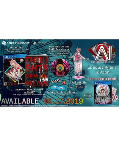Sega Al: Somnium Files Special Agent Limited Edition - PlayStation 4